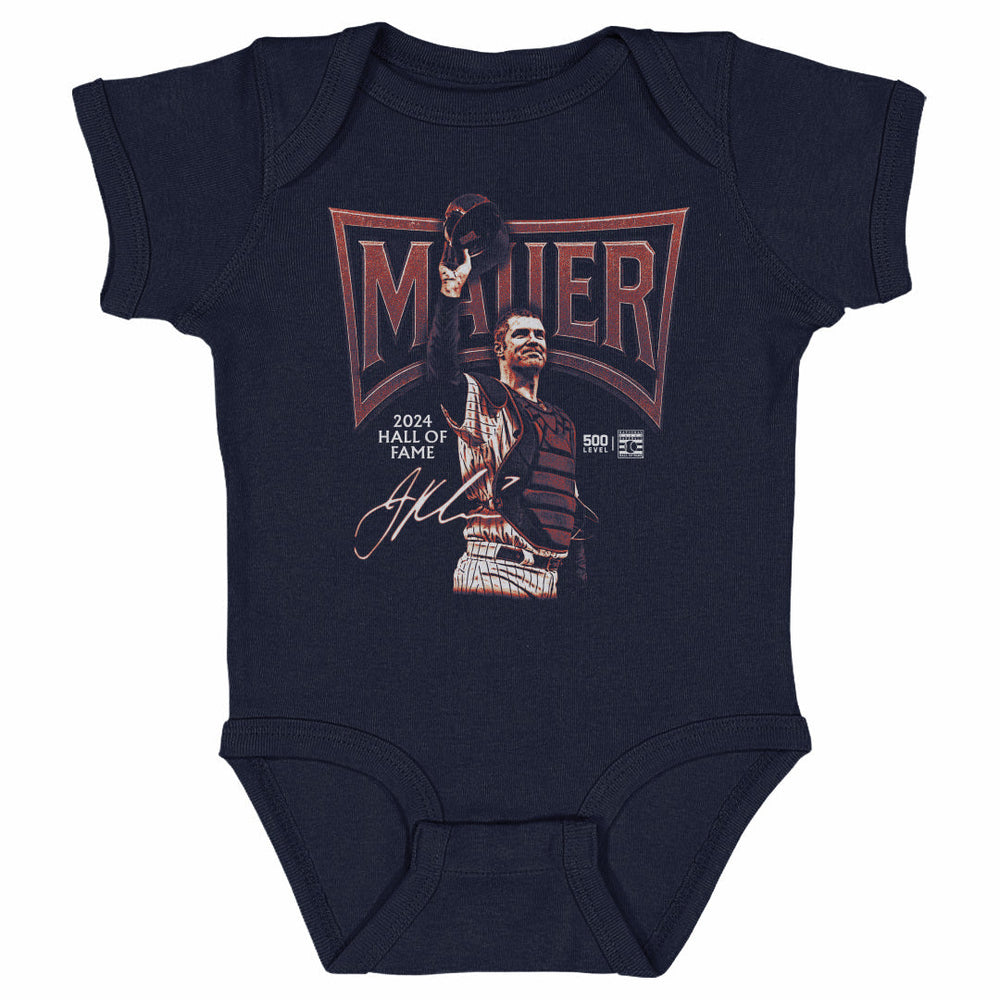 Joe Mauer Minnesota Banner Bitmap WHT (ONLINE ORDER ONLY)