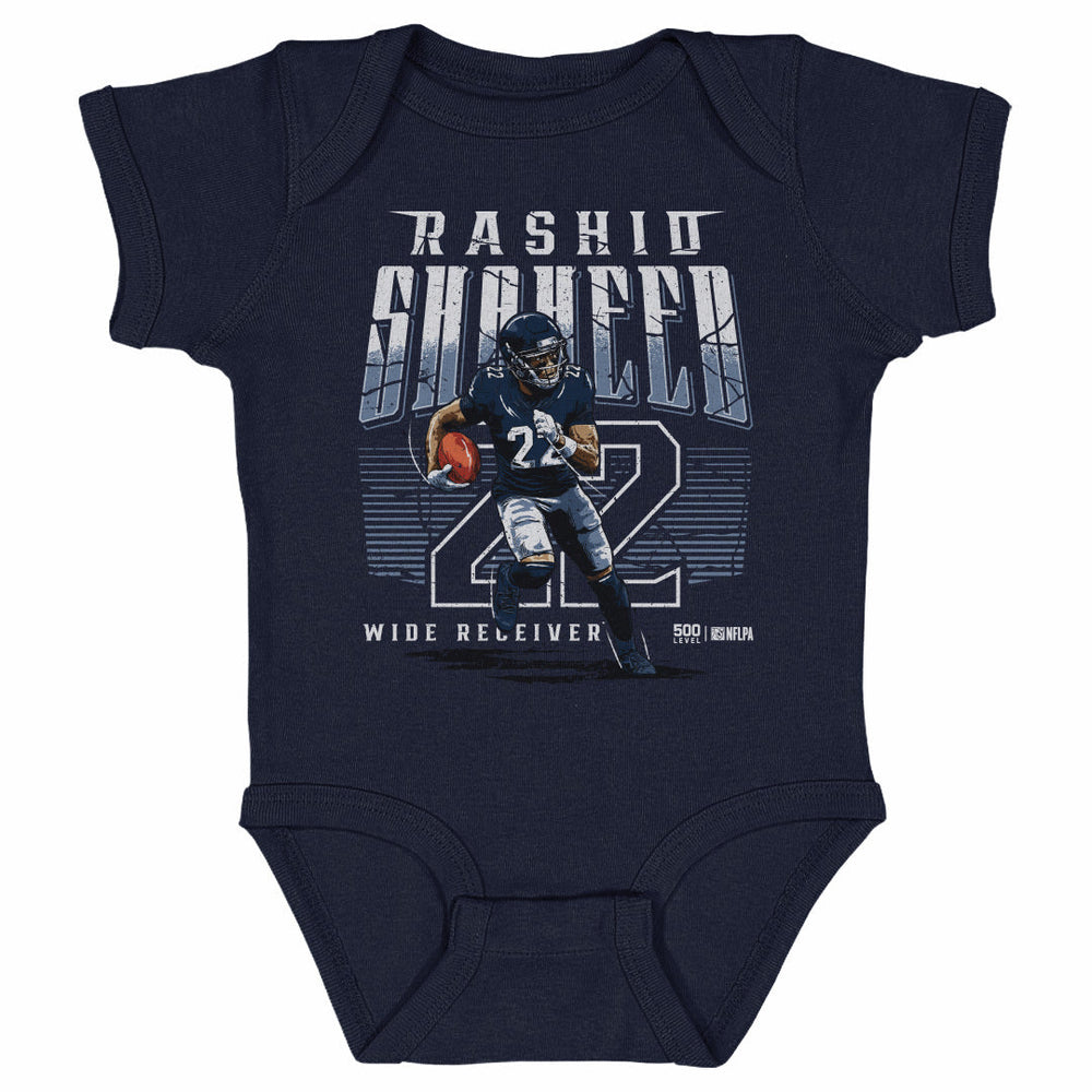 Rashid Shaheed Seattle Player Name WHT (ONLINE ORDER ONLY)