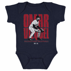 Omar Vizquel Cleveland Player Name WHT (ONLINE ORDER ONLY)