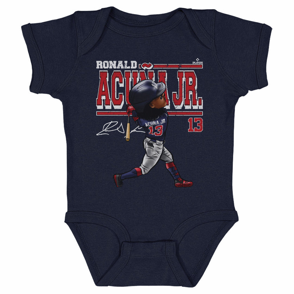 Ronald Acuna Jr. Cartoon WHT (ONLINE ORDER ONLY)