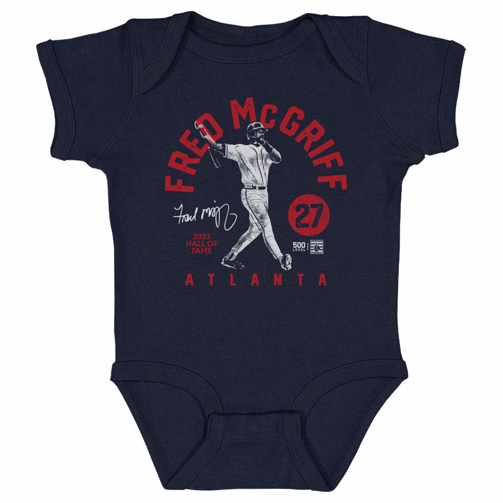 Fred McGriff Atlanta Retro Arc WHT (ONLINE ORDER ONLY)