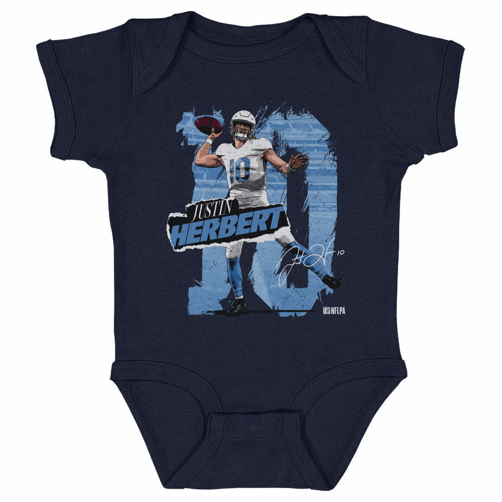 Justin Herbert Los Angeles C Rough WHT (ONLINE ORDER ONLY)