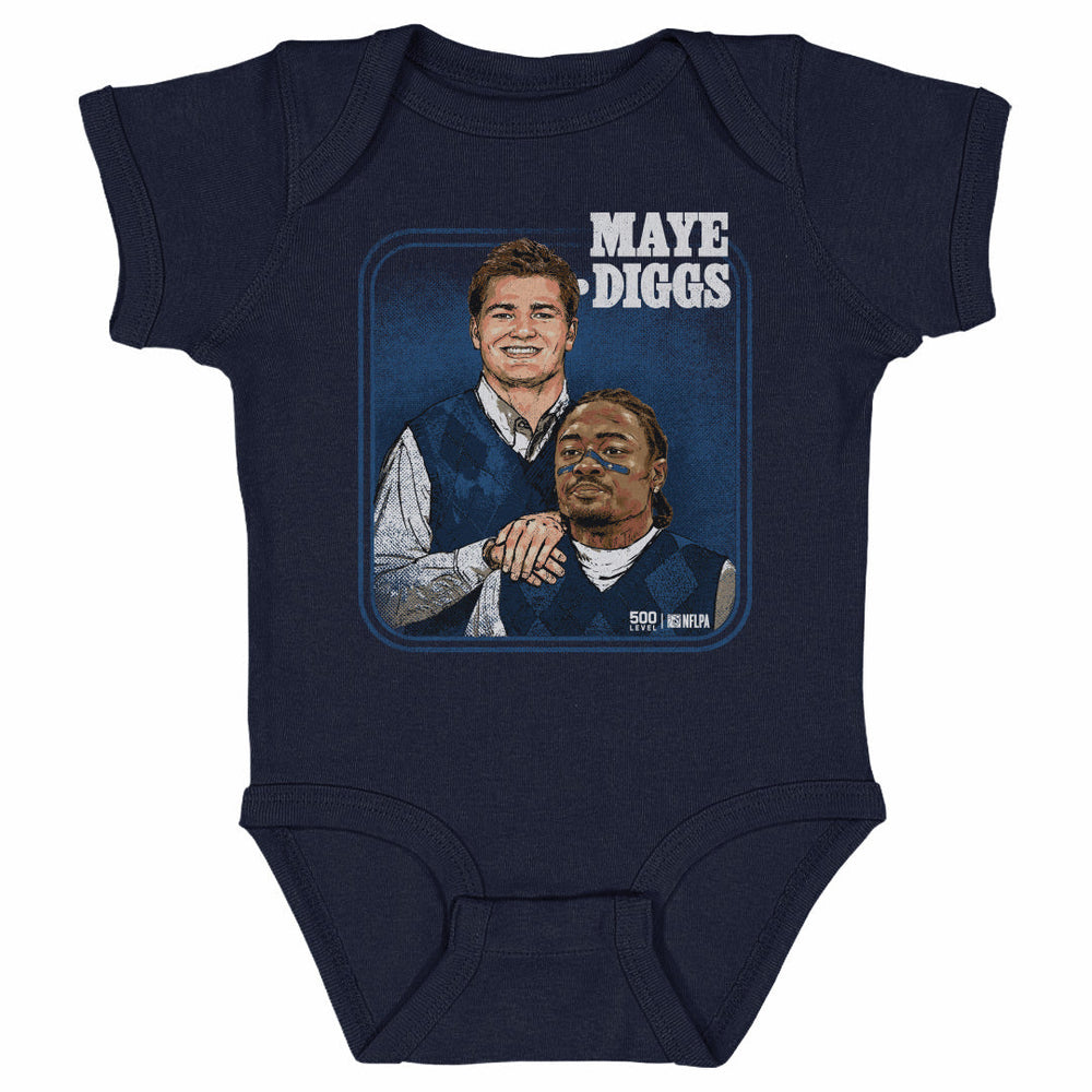 Drake Maye & Stefon Diggs New England Step Brothers WHT (ONLINE ORDER ONLY)