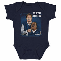 Drake Maye & Stefon Diggs New England Step Brothers WHT (ONLINE ORDER ONLY)