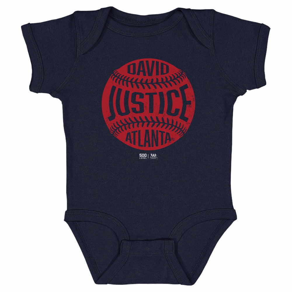 David Justice Atlanta Vintage Baseball WHT (ONLINE ORDER ONLY)