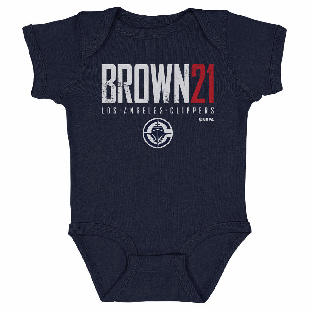 Kobe Brown Los Angeles Clippers Elite WHT (ONLINE ORDER ONLY)