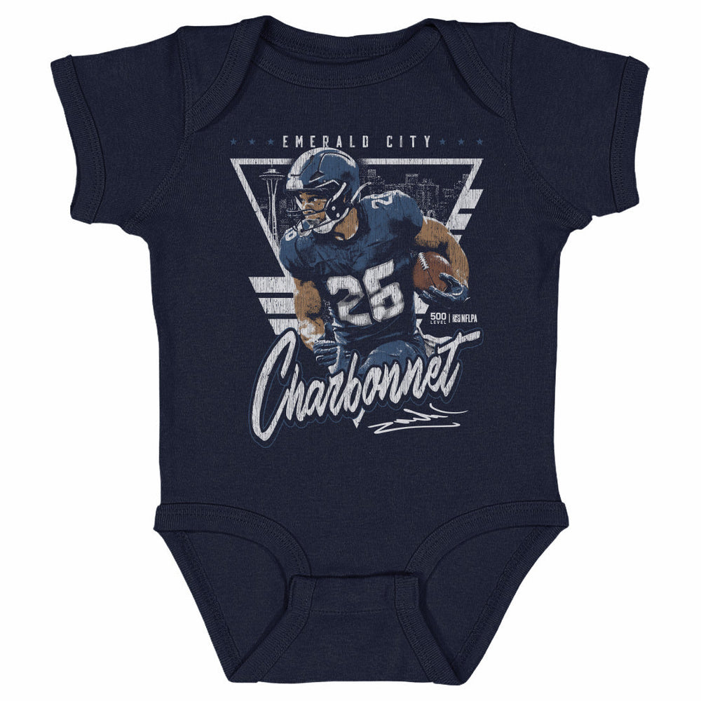 Zach Charbonnet Seattle Triangle Retro WHT (ONLINE ORDER ONLY)