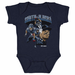Jaxon Smith-Njigba Seattle Collage WHT (ONLINE ORDER ONLY)