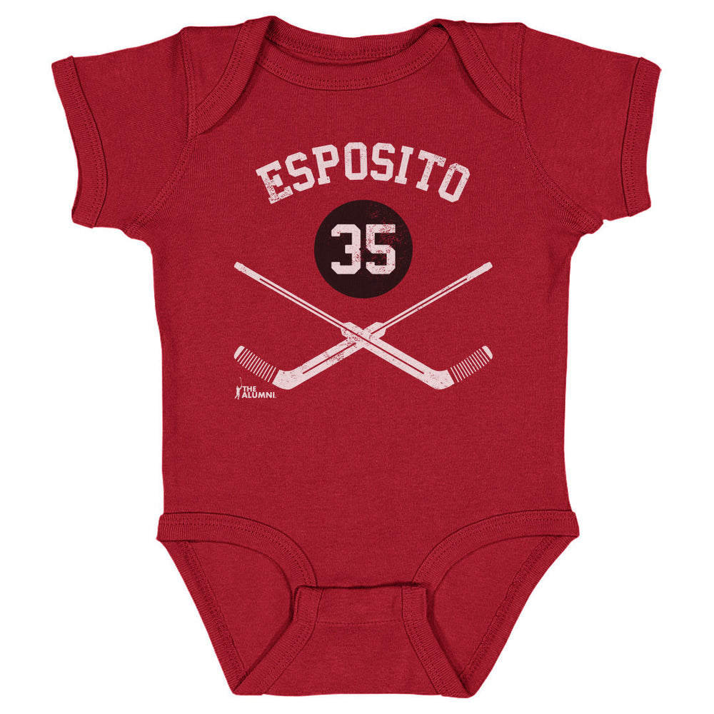 Tony Esposito Chicago 35 Goalie Sticks WHT (ONLINE ORDER ONLY)