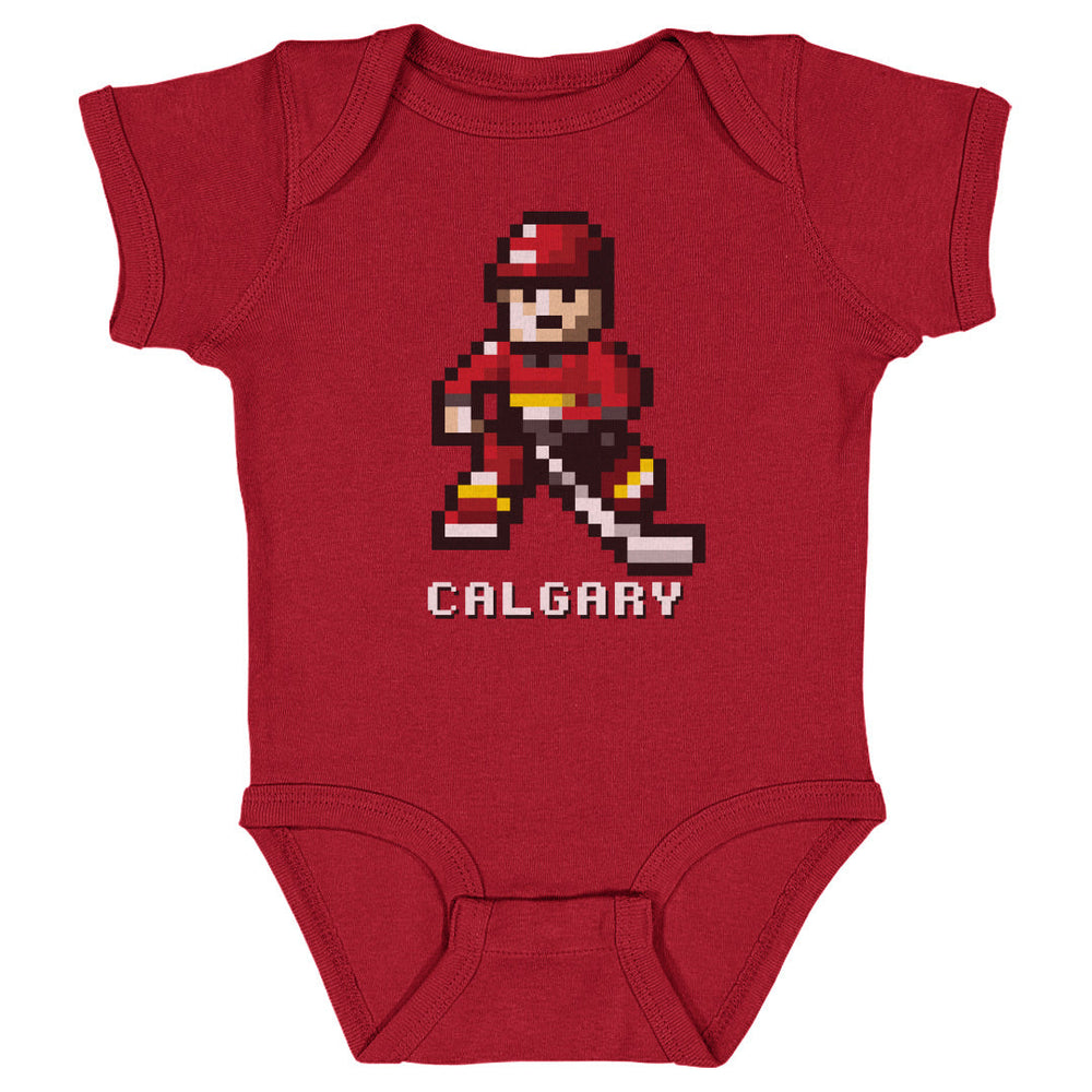 Calgary Hockey 8-bit WHT (ONLINE ORDER ONLY)