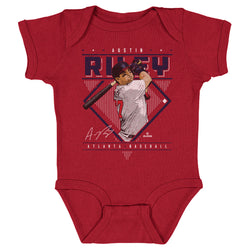 Austin Riley Atlanta Diamond Name WHT (ONLINE ORDER ONLY)