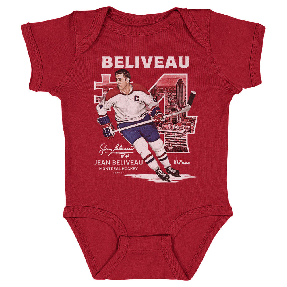 Jean Beliveau Montreal Throwback WHT (ONLINE ORDER ONLY)