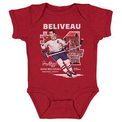 Jean Beliveau Montreal Throwback WHT (ONLINE ORDER ONLY)