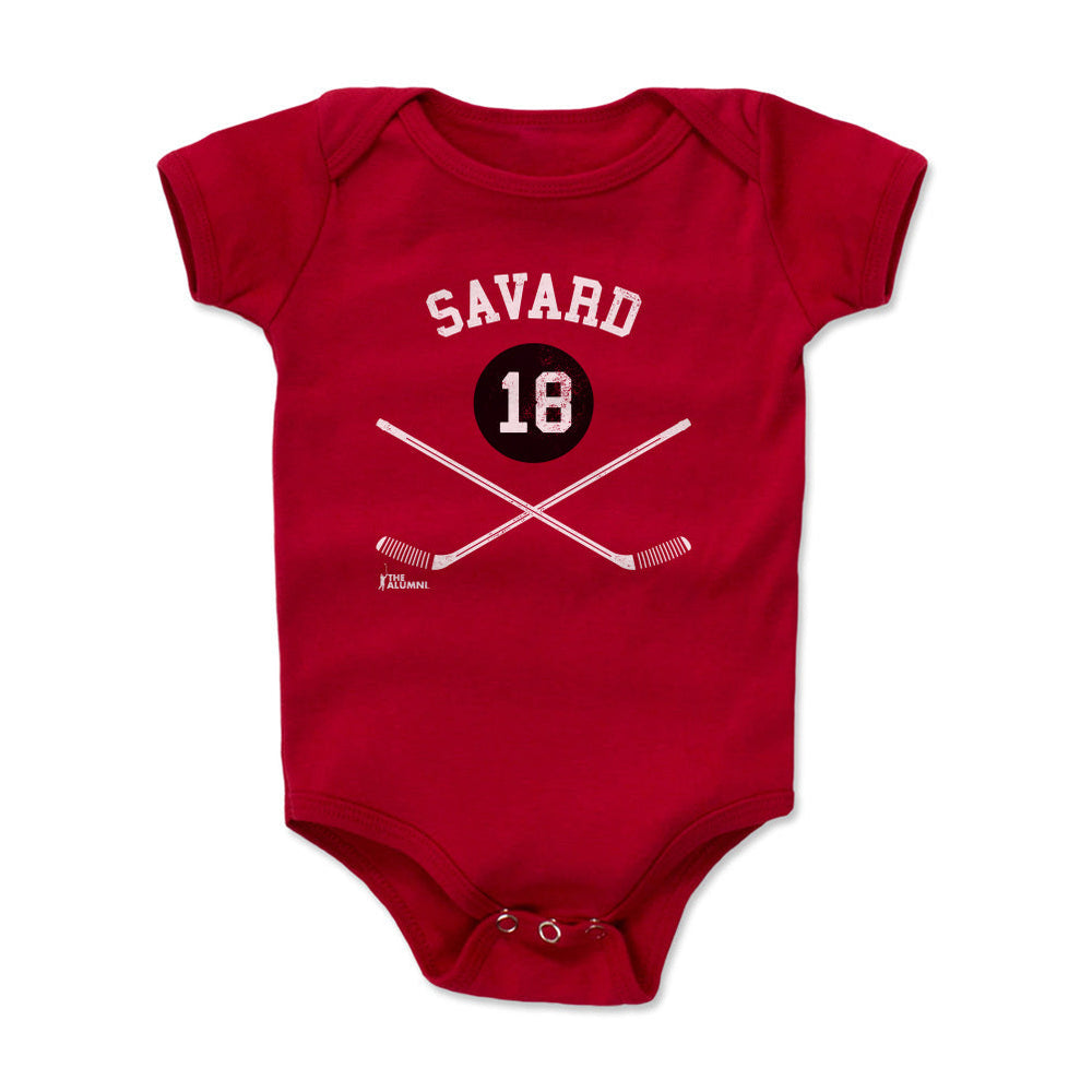 Denis Savard Chicago 18 Sticks WHT
