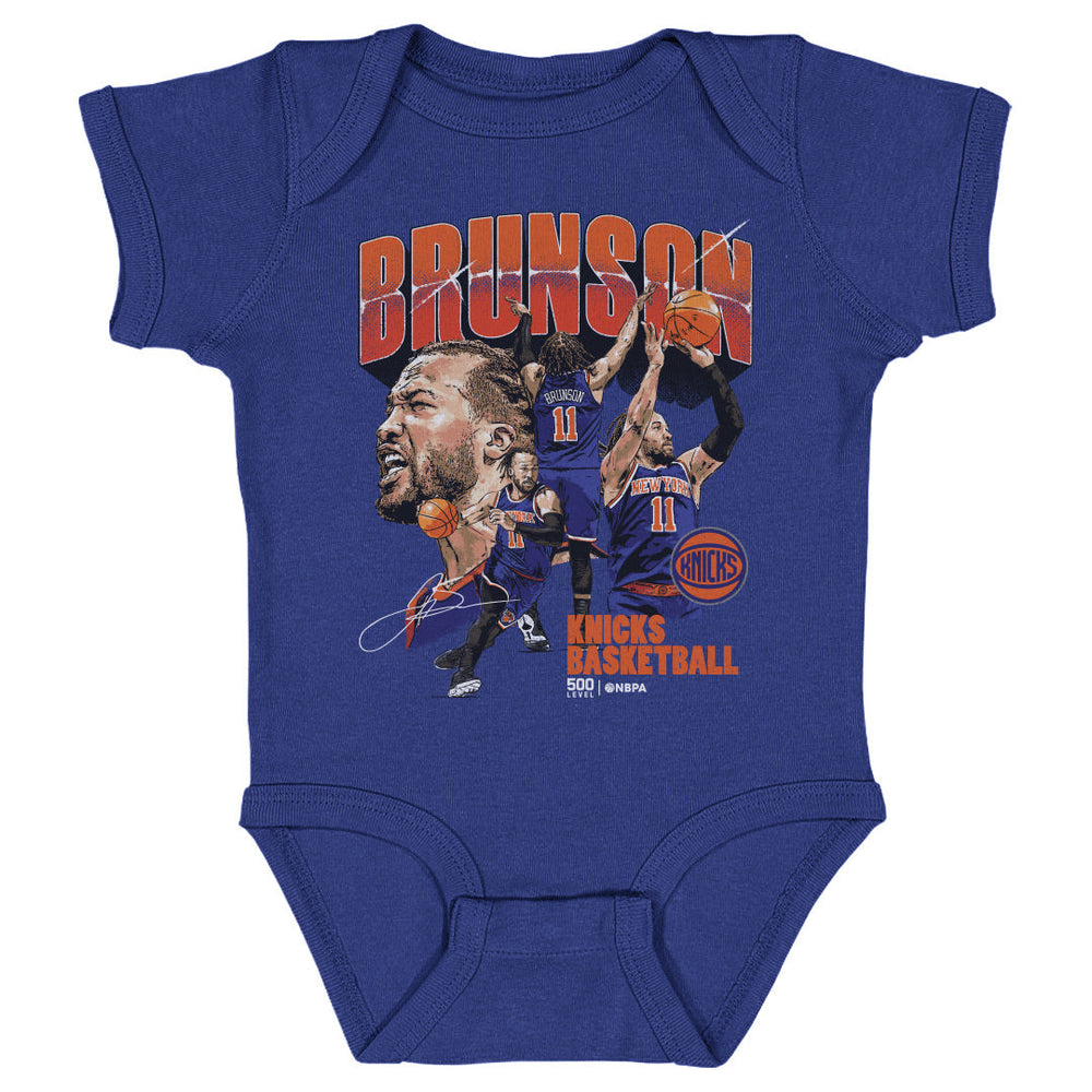 Jalen Brunson New York Knicks Collage WHT