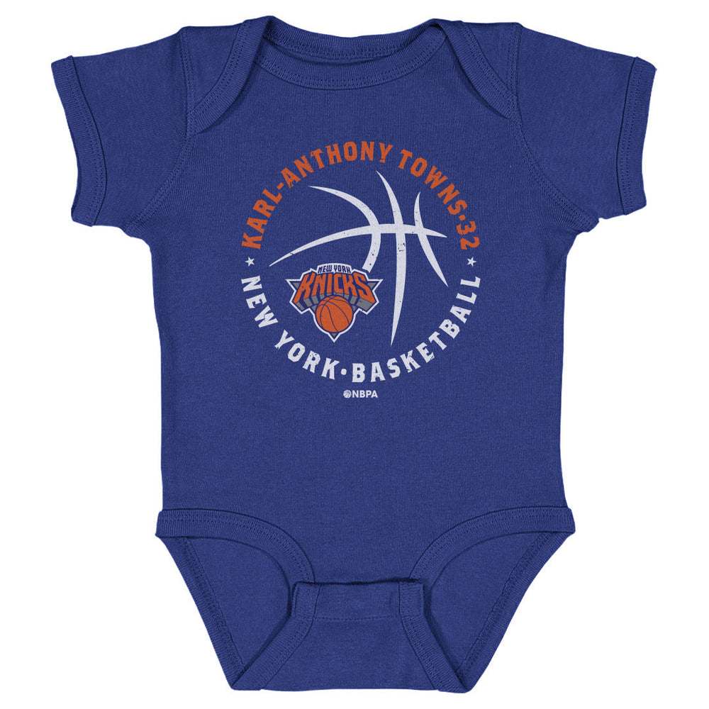 Karl-Anthony Towns New York Knicks Player Ball WHT