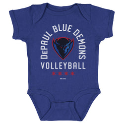 DePaul Blue Demons Volleyball Arc WHT