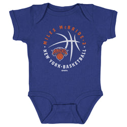 Miles McBride New York Knicks Player Ball WHT
