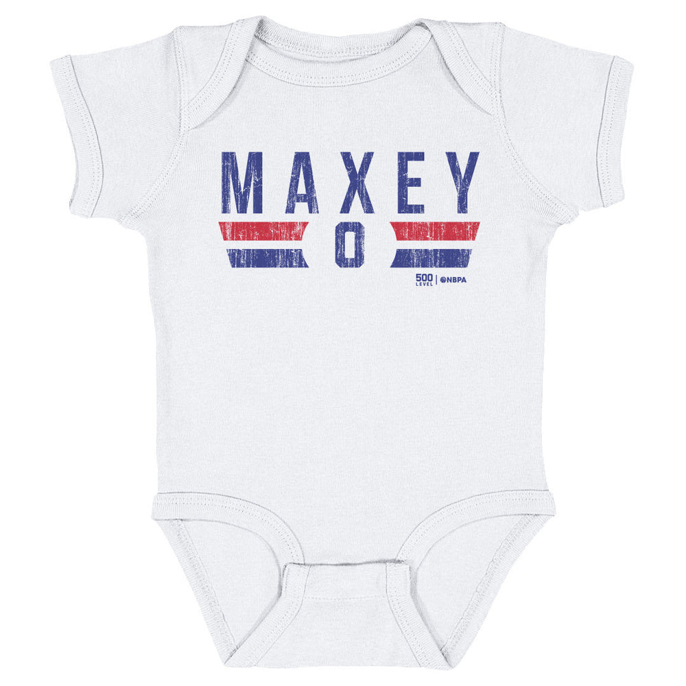 Tyrese Maxey Philadelphia 76ers Font (ONLINE ORDER ONLY)