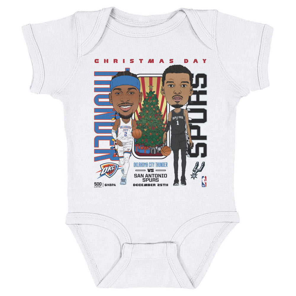 2025 NBA Christmas Day Match Up Thunder Vs. Spurs (ONLINE ORDER ONLY)