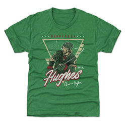 Quinn Hughes Minnesota Triangle Retro WHT (ONLINE ORDER ONLY)