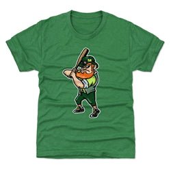 St. Patrick's Day Baseball Leprechaun WHT (ONLINE ORDER ONLY)