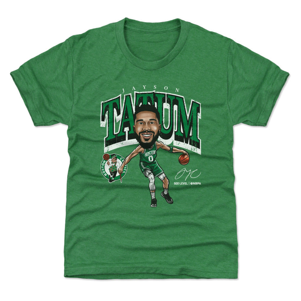 Jayson Tatum Boston Celtics Cartoon WHT (ONLINE ORDER ONLY)