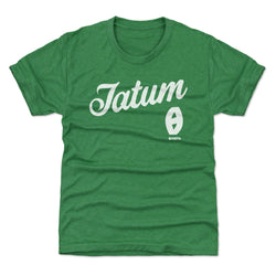Jayson Tatum Boston Script WHT (ONLINE ORDER ONLY)