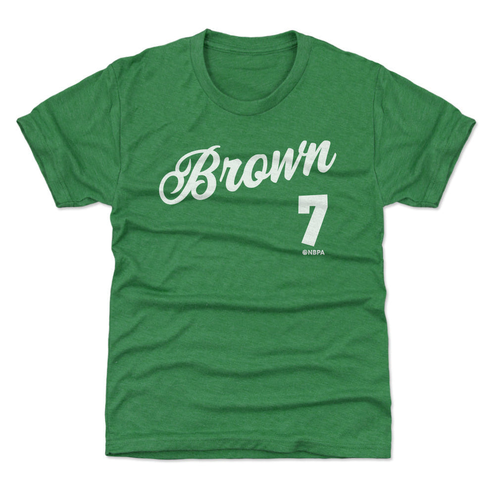 Jaylen Brown Boston Script WHT (ONLINE ORDER ONLY)