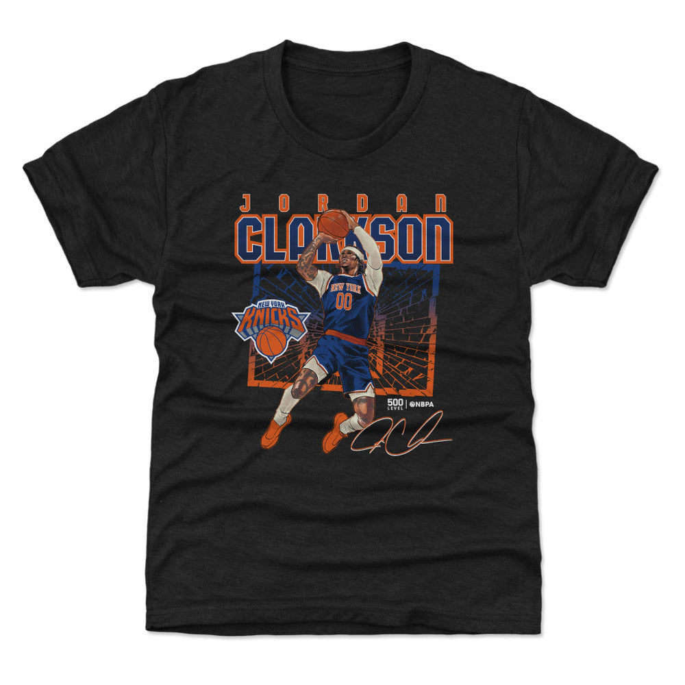 Jordan Clarkson New York Knicks Shattered WHT (ONLINE ORDER ONLY)