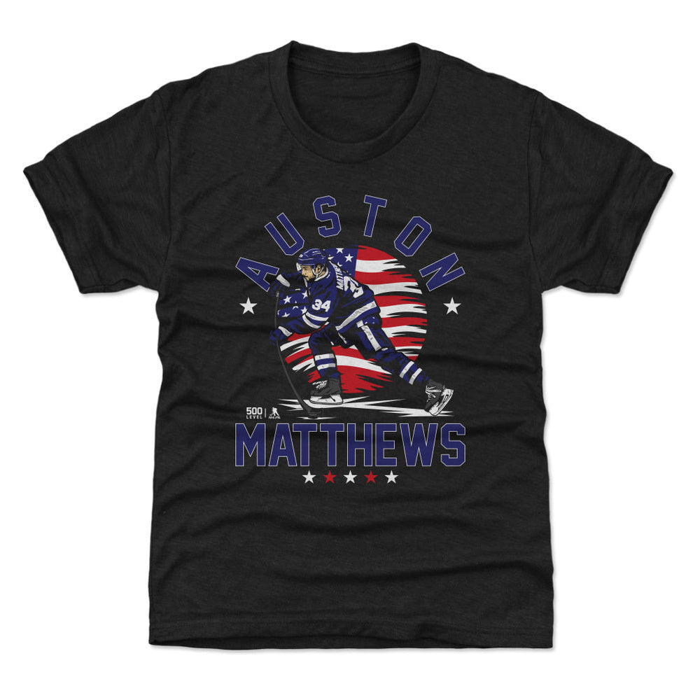 Auston Matthews Toronto USA Flag WHT (ONLINE ORDER ONLY)