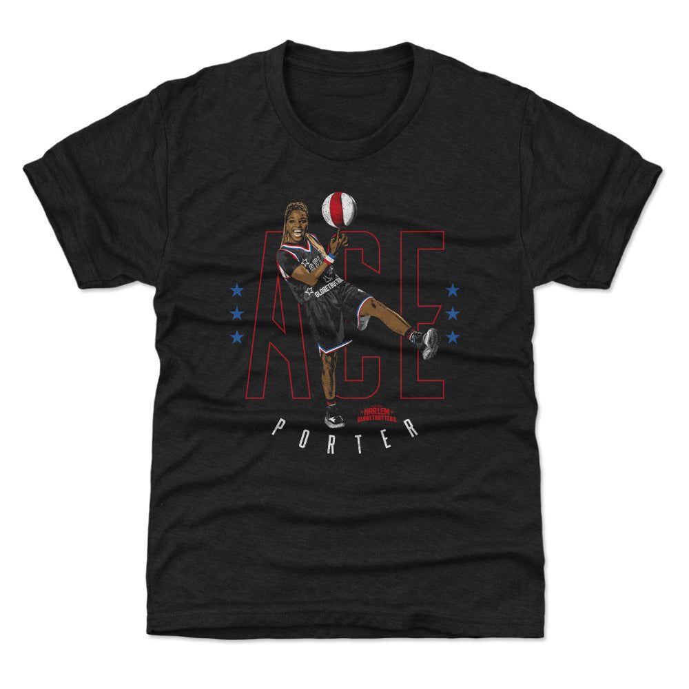 Ace Porter Harlem Globetrotters Outline WHT (ONLINE ONLY)