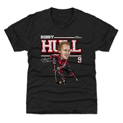 Bobby Hull Chicago Cartoon WHT