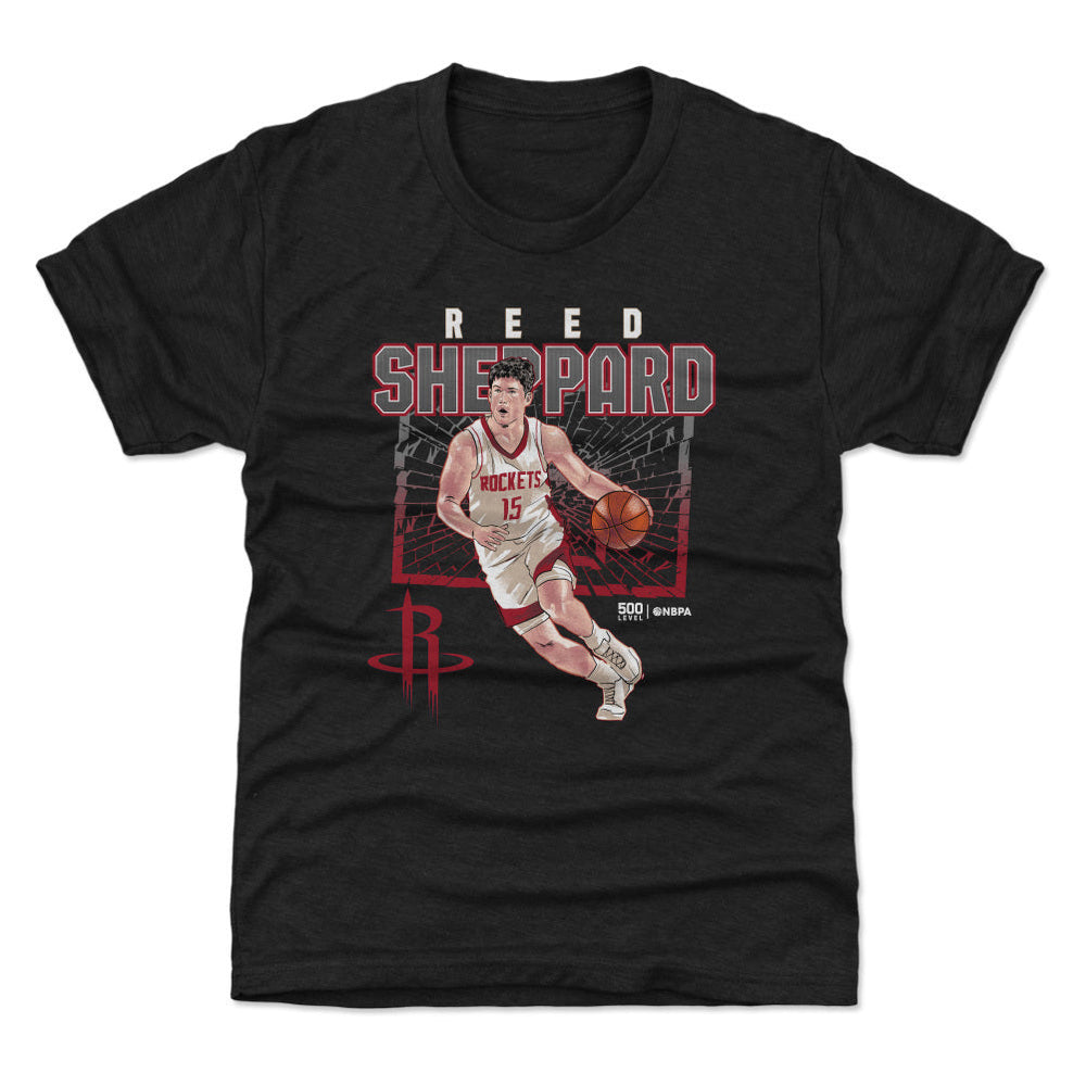 Reed Sheppard Houston Rockets Shattered WHT (ONLINE ORDER ONLY)