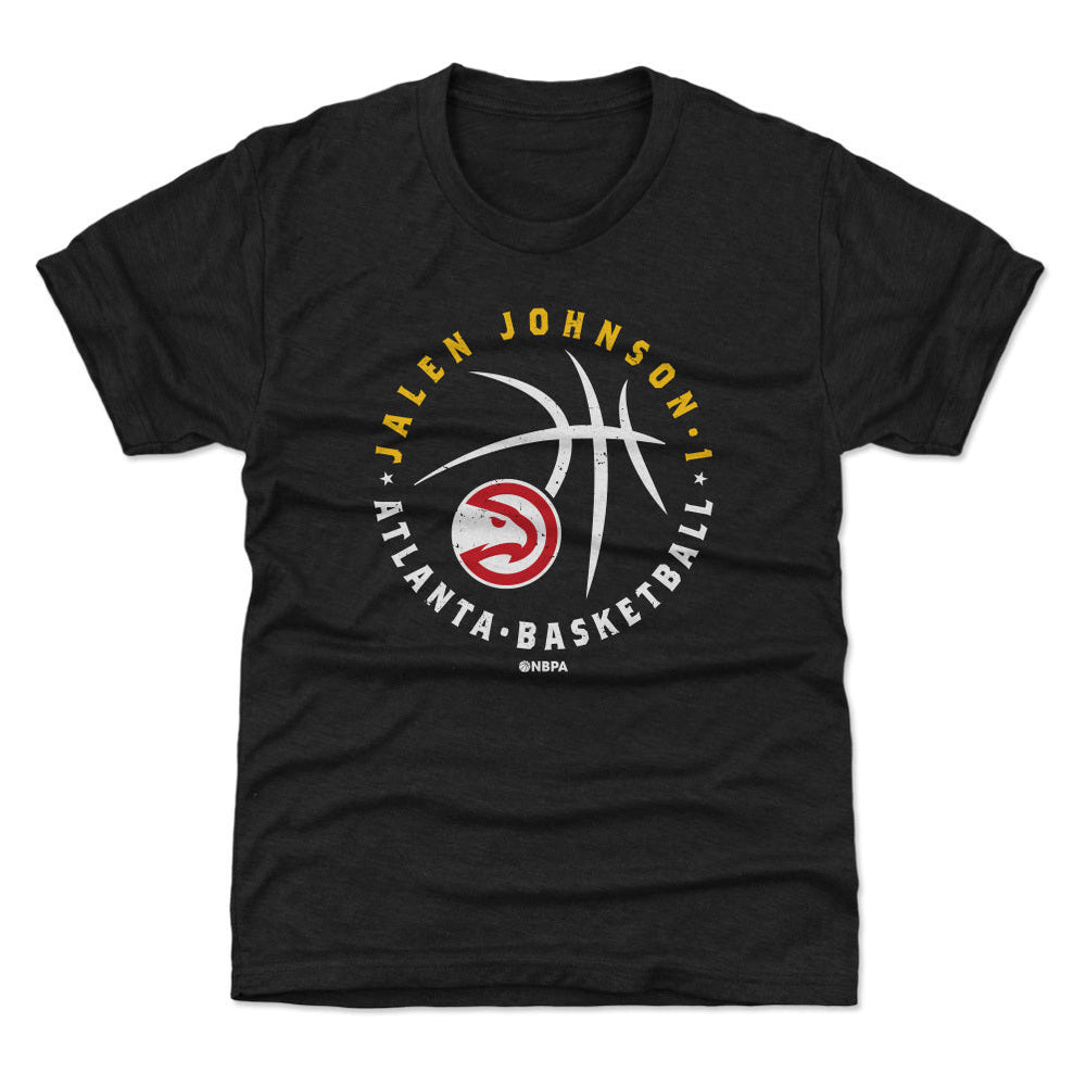 Jalen Johnson Atlanta Hawks Player Ball WHT (ONLINE ORDER ONLY)