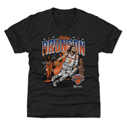 Jalen Brunson New York Knicks Skyline WHT