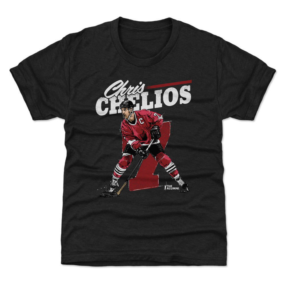 Chris Chelios Chicago Retro WHT