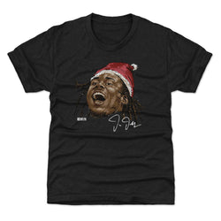 Justin Jefferson Minnesota Portrait Santa Hat WHT (ONLINE ORDER ONLY)