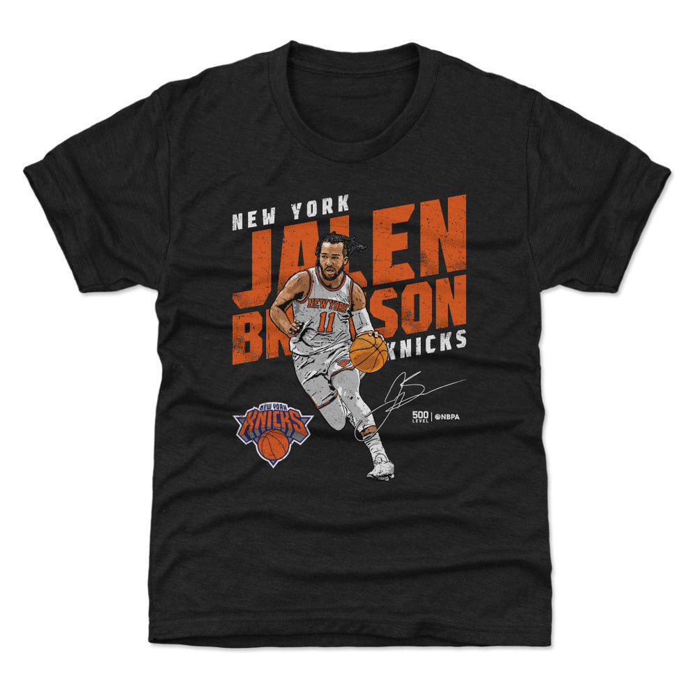 Jalen Brunson New York Knicks Slant WHT