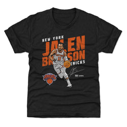 Jalen Brunson New York Knicks Slant WHT