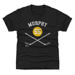 Larry Murphy Pittsburgh 55 Sticks WHT