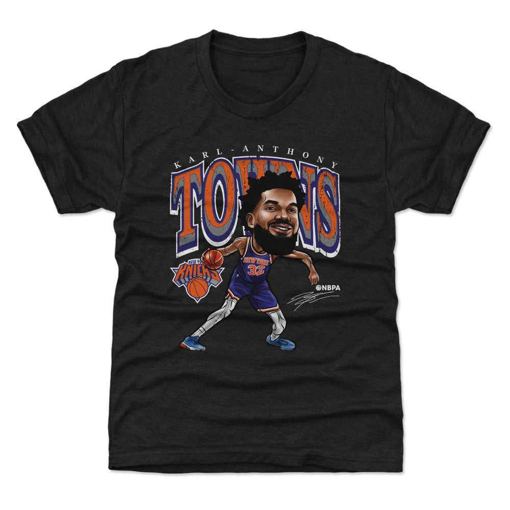Karl-Anthony Towns New York Knicks Cartoon WHT