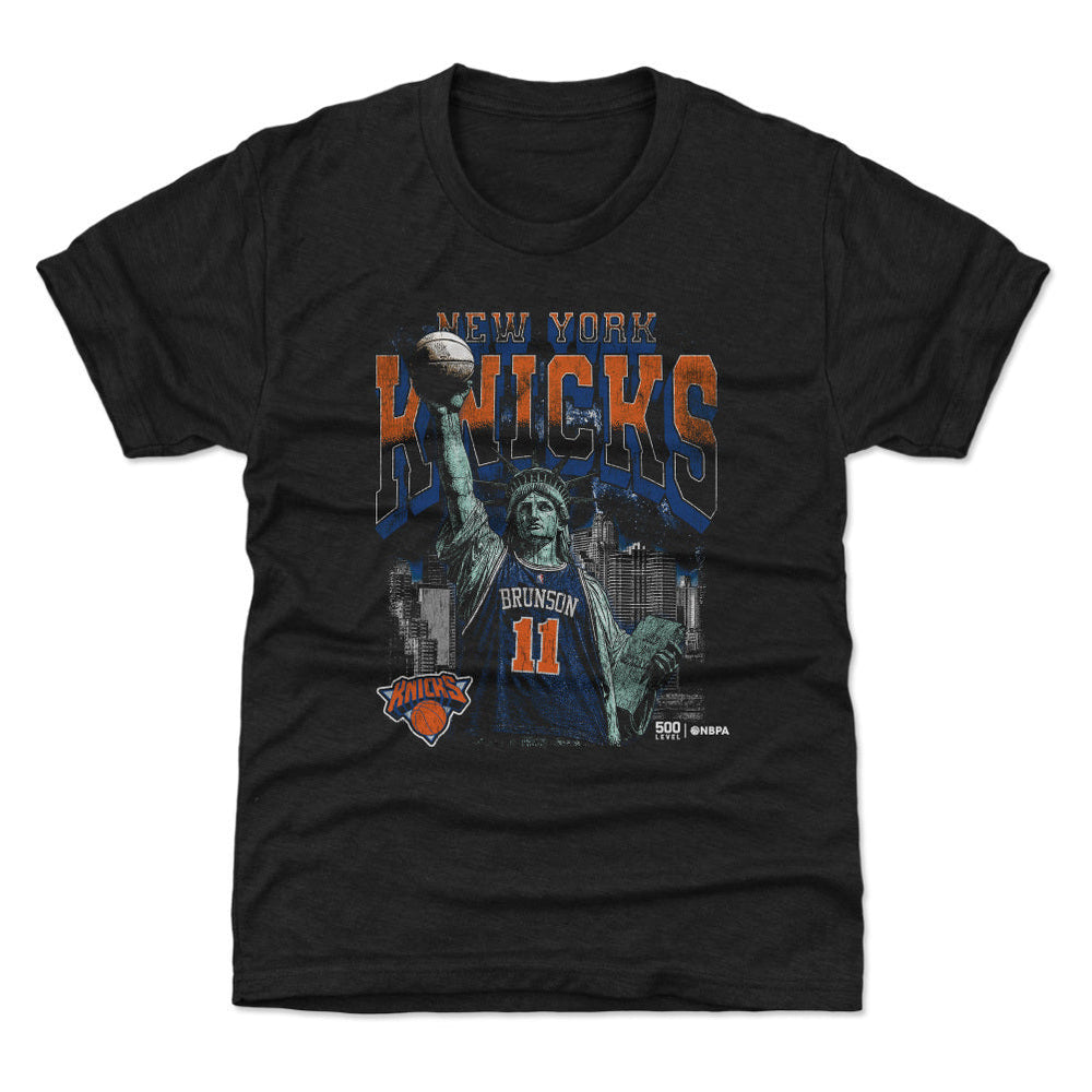Jalen Brunson New York Knicks Statue Of Liberty WHT