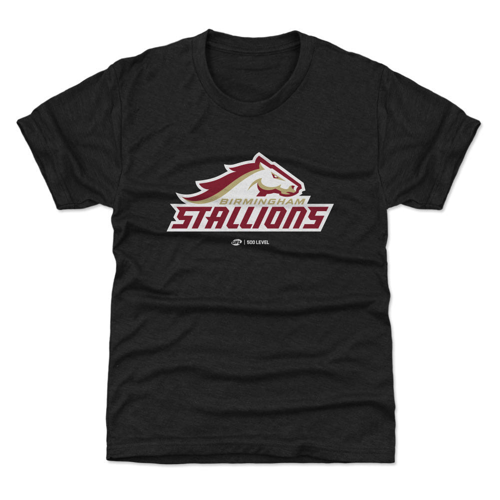 Birmingham Stallions Primary Logo WHT (ONLINE ORDER ONLY)
