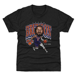 Jalen Brunson New York Knicks Cartoon WHT