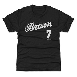 Jaylen Brown Boston Script WHT (ONLINE ORDER ONLY)