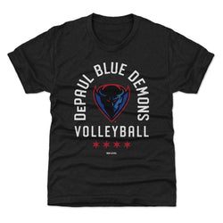 DePaul Blue Demons Volleyball Arc WHT