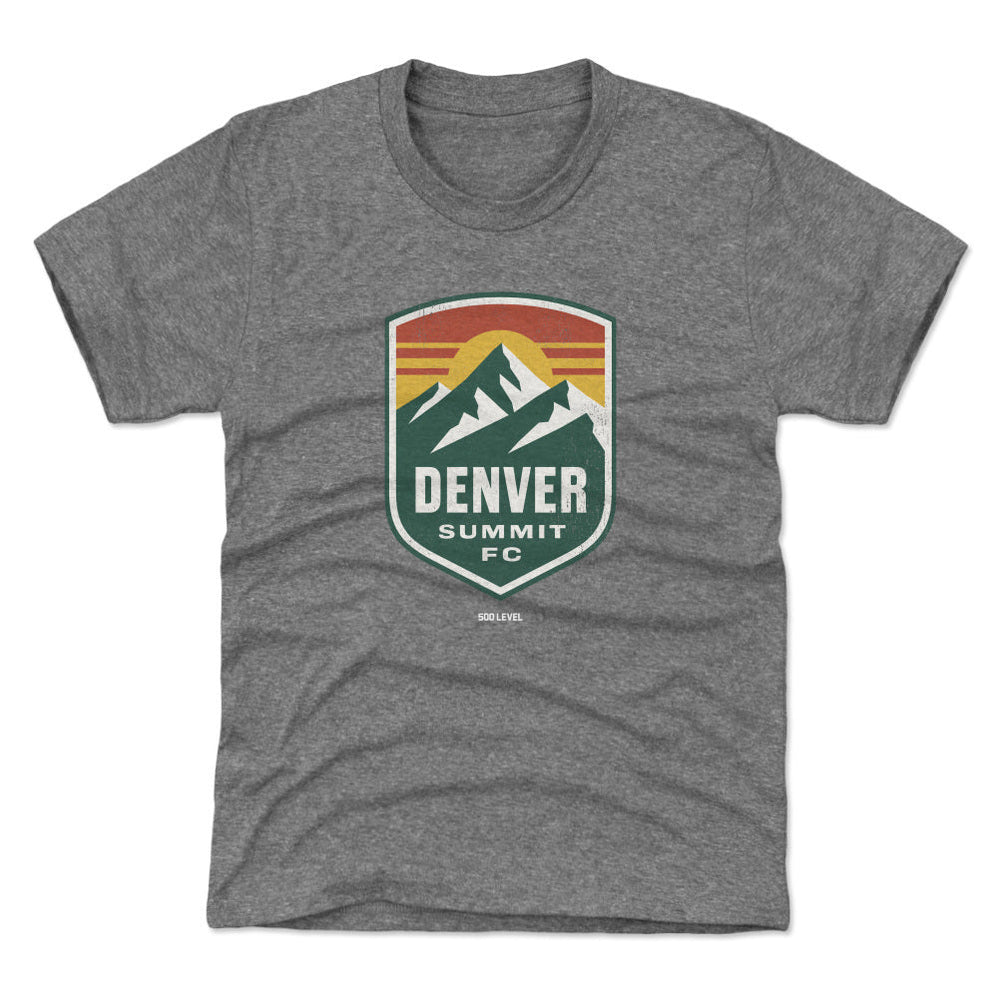 Denver Summit FC Vintage Primary Logo Gray WHT (ONLINE ORDER ONLY)