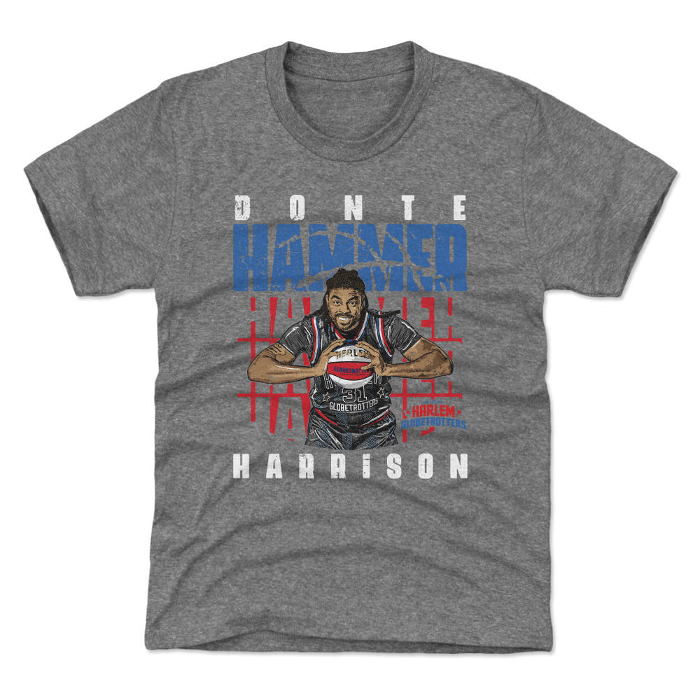 Hammer Harrison Harlem Globetrotters Pose WHT (ONLINE ONLY)
