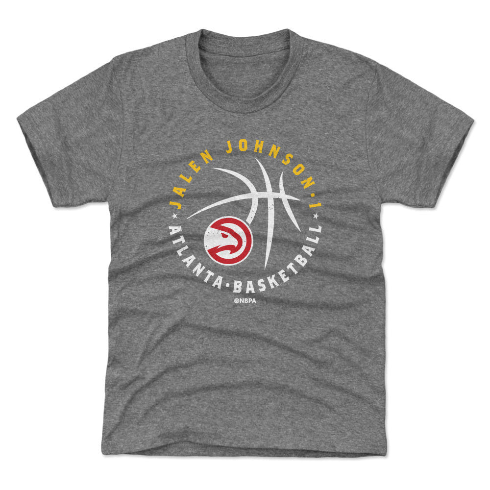 Jalen Johnson Atlanta Hawks Player Ball WHT (ONLINE ORDER ONLY)
